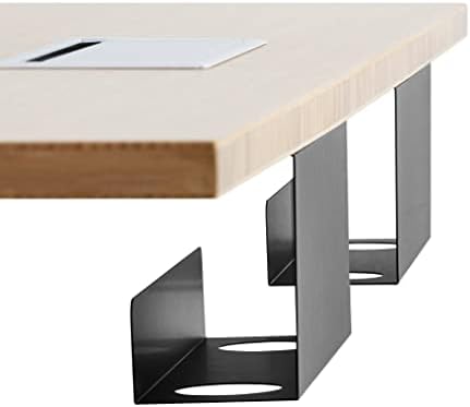 Under-Desk Cable Management Trays - Two 12" Trays in the Set - Perfect Storage for Cables, Power Bars, and Adaptors - Black - Image 4