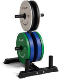 CAP 2-inch Olympic Bumper Plate Weight Set | 100-370 lbs | Multiple Colors | Storage Rack Optional by CAP