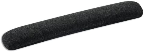 1InTheOffice Beaded Keyboard Wrist Rest Pad, Black/Gray by 1InTheOffice