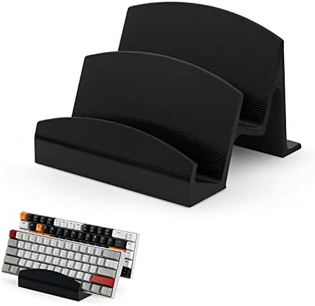 BRAINWAVZ Dual Desktop Keyboard Stand & Holder, Organize Your Desk, Reduce Clutter, Suitable for All Size Keyboards (DK01) by Brainwavz