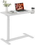 32''Large Medical Overbed Bedside Table with Wheels,Rolling Table by FitStand