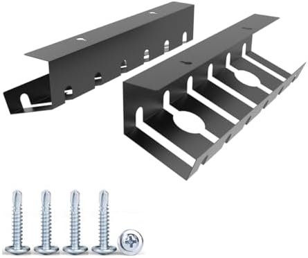 2 Pcs of Under Desk Cable Management Tray for Easy Mounting by Followme