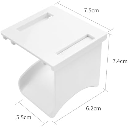 YAODHAOD Headset Hanger Holder Wall Mount, Sticky Headset Stand Holder Clip Under Desk for All Headphone/Controller (White,Removable Hanging Style) - Image 5