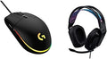 Logitech G335 Wired Gaming Headset + G203 Wired Gaming Mouse Bundle - Black by Unknown