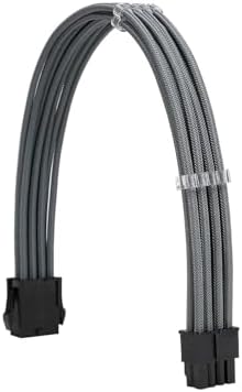 Formulamod Sleeved PSU Cable Extension Kit - Set a, 18AWG Braided ATX 24-Pin/Dual PCIe 8-Pin/CPU 8-Pin for Mainstream Gaming Builds, with Cable Combs (Grey) - Image 6