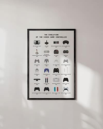 HAUS AND HUES Video Game Poster - Gamer Wall Decor for Boys Bedroom Posters, Video Game Room Decor for Teen Boys, Gaming Wall Art for Gamer Room Decor (Black Frame, 24x36) - Image 5