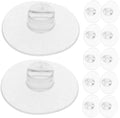 20Pcs Transparent Suction Cup Hooks for Desk Cable Management Strong Hold Cable Clips Cord Organizer for Home Office by Hohopeti