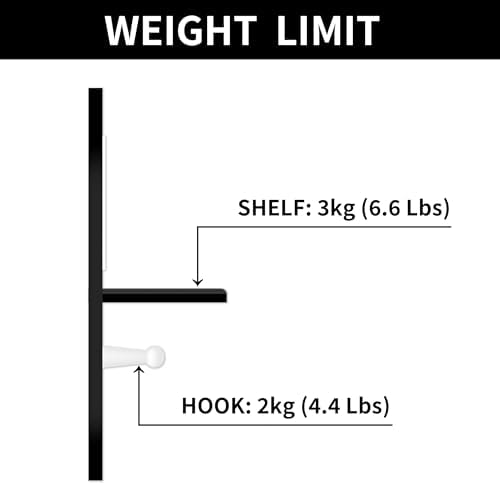 Game Room Decor, Black Gaming Floating Shelf, Game Controller Wall Shelf - Image 6