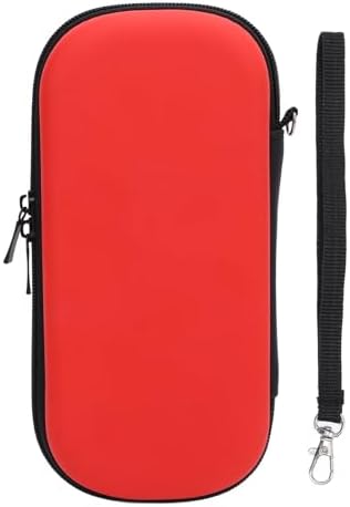 GOWENIC 3000 Game Console Case with Pockets, Anti Scratch Water PU (Red) - Image 6