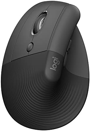Logitech Left Handed Lift Vertical Ergonomic Wireless Mouse - Graphite by Unknown