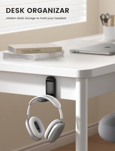 Lamicall Headphone Stand, Sticky Headset Holder, Foldable Headphone Holder - Image 3