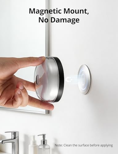 Combuh Rechargeable RGB Ambient Shower Light Waterproof Inside, 15 Color Changing Mood Lighting for Bathroom Bathtub IP65 Waterproof Cordless Battery Operated Stick on Lamp with Remote(Black 2 Pack) - Image 5