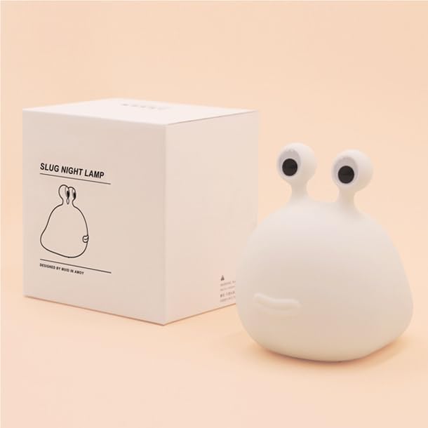Slug Night Light,Silicone lamp for Kids,USB Rechargeable Cute Animal Lamps Timer Setting Safe Bedside Lamp Portable LED Lamps for Breastfeeding Dorm Room Decor for Christmas Gift - Image 8