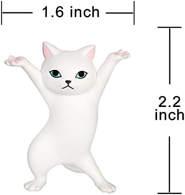 ATHAND Single White Cat Earbud Holder Stand for AirPods 1/2/3/Pro - Image 4