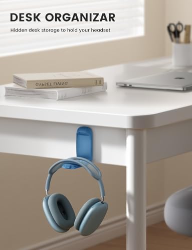 Lamicall Headphone Stand, Sticky Headset Holder, Foldable Headphone Holder - Image 3