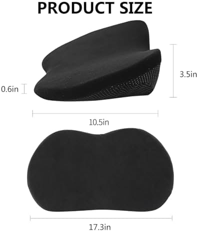 Livtribe Car Seat Cushion, Comfortable Wedge Seat Cushions for Long Driving | Memory Foam Seat Pad for Sciatica & Back Pain Relief, Road Trip Essentials for Driver, Breathable Mesh Cover, Non-Slip Bottom - Image 7