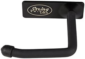 String Swing Headphone Hanger Hook Headset Holder Accessory Hook for Under Desk Or Table (Screw Or Adhesive Strip Mount, Single Unit) by String+Swing