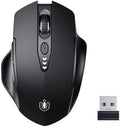 Uineer Wireless Mouse, 2.4GHz Rechargeable Computer Mouse, Battery Display by UINEER