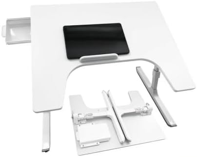 Armrest Laptop Desk for Couch and Bed,Hospital Bed Table,Lap Desk Pillow,Large Adjustable Bed Desk for Laptop with Drawer and Tablet Slot, U-Table for Reading, Gaming, Writing,Eating,Drawing by XvRiDongSheng