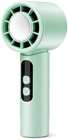 Handheld Fan,Portable Turbo Fan with Ice Cooler, 12H Long Lasting 4000mAh Battery,10000 RPM Strong Wind,Portable Fan for Travel, Valentines Day Gifts (Olive Green) by Unknown