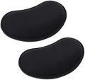 MXCOIRTP Wrist Rest for Mouse, Ergonomic Memory Foam Wrist Cushion Support Pad, Mouse Wrist Pad with Non-Slip Base for Typing Pain Relief, Office, Home, Gaming, Computer, Black, 2PCS by Home
