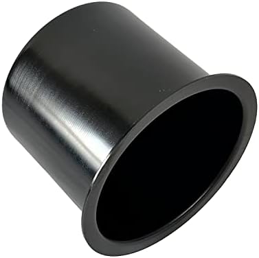 SEETOOOGAMES Jumbo Aluminum Drop-in Poker Table Cup Holder Insert (Pack of 2) (Black) - Image 5