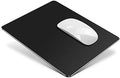 Metal Aluminum Mouse Pad, Office and Gaming Thin Hard Mouse Mat Double Sided Waterproof Fast and Accurate Control Mousepad for Laptop, Computer and PC,9.45 X 7.87 Inch,Black by HONKID
