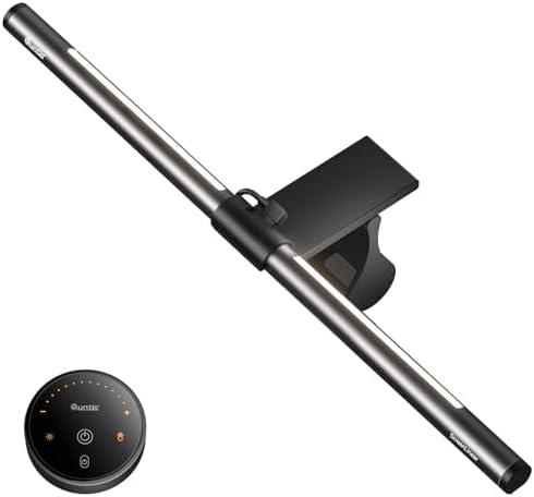 Quntis Computer Monitor Light Bar with Backlight, Desk Lamp with Remote by Quntis