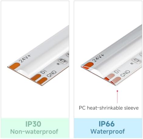 BTF-LIGHTING 24FT WS2811 Dual IC Chasing RGBCCT DC24V COB LED Strip IP66 - Image 5