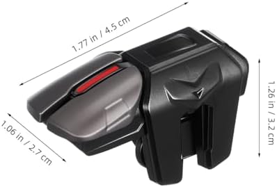 Gadpiparty Mobile Gaming Triggers 1 Pair Mobile Phone Game Controllers with 3 Pairs Finger Sleeves High-Sensitivity Clip-on Buttons for Most Smartphones Stable Anti-Slip Grip - Image 4