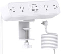 Mifaso PD20W USB C Desk Clamp Power Strip, 1080J Surge Protector by Mifaso