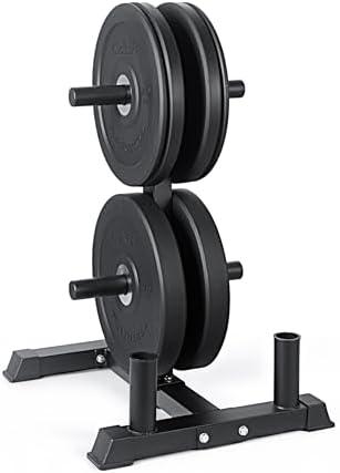 CAP 2-inch Olympic Bumper Plate Weight Set | 100-370 lbs | Multiple Colors | Storage Rack Optional by CAP