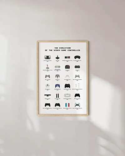 HAUS AND HUES Retro Video Game Posters for Walls Video Game Wall Art/Gamer Decor for Boys Room Gamer Wall Art Prints (24x36, Unframed) - Image 5