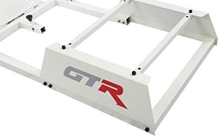 GTR Simulator GTA Model White Frame with Black Adjustable Leatherette Seat Racing Driving Gaming Simulator Cockpit Chair - Image 4
