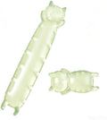 Gel Keyboard and Mouse Wrist Rest Set – Green Clear Cat Wrist Rest by Sumgsn