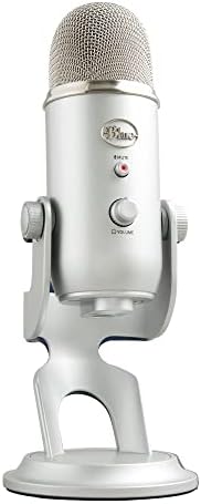 Logitech Creators Blue Yeti USB Microphone for PC, Mac, Gaming, Recording, Streaming, Podcasting, Studio and Computer Condenser Mic with Blue VO!CE Effects, 4 Pickup Patterns, Plug and Play - Silver by Unknown