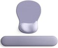 ErgoComfort Gel Wrist Rest Mouse Pad-Ergonomic Office Mousepad with Wrist Support-Non-Slip, Design Desk Accessories Mat for Home&Game Decor (09LavenderHaze Set) by DEMONCHEST