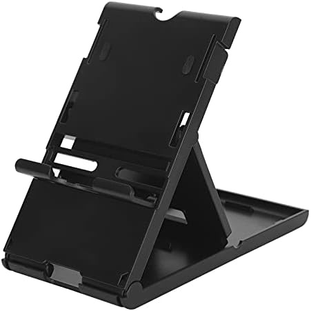 Adjustable Foldable Stand Holder, Gaming Console Bracket Storage Base with 2 Baffles for Lite and Smartphones by Wisoqu