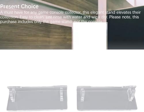 Estink Clear Acrylic Stand, Handheld Game Console Holder Display Stand 4.4 x 1.9 x 1.2in with Anti Slip Pads for New Game Watch Switch Phone Tablet Desk Setup - Image 7
