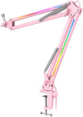 FIFINE AmpliGame BM38P Metal RGB Microphone Boom Arm for Gaming Streaming by FIFINE