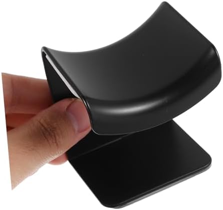 NUOBESTY 2pcs Under Desk Headphone Stand Hanger Adhesive Hook for Gaming Headsets Universal PC Headphone Holder Space-Saving Design for Gamers - Image 4