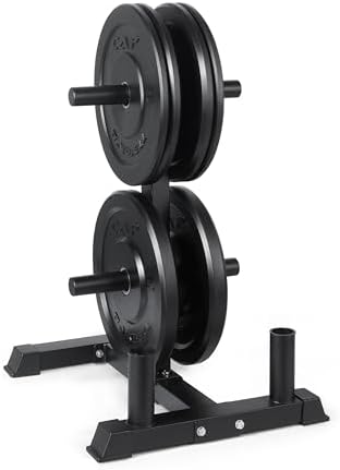CAP 2-inch Olympic Bumper Plate Weight Set | 100-370 lbs | Multiple Colors | Storage Rack Optional by CAP