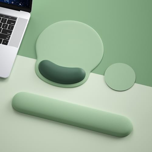 Mouse Pad with Keyboard Wrist Rest,Ergonomic Mousepad Support Set - Image 2