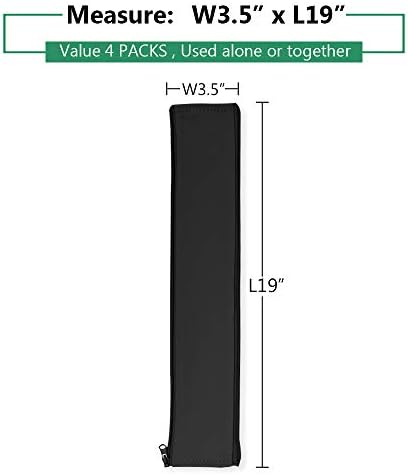 StangH Cable Management Sleeves for Wires 19 Inch, 4 Pieces -Black - Image 2
