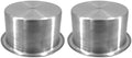 ISURE MARINE 2Pcs 3" Stainless Steel Drop-in Anti-Spill Cup Holder with Non-Slip Washer,Heavy Duty Poker Table Cup Holder Inserts Fits Standard Soda Can for Desk, Boats, RV Cars & Trucks by ISURE+MARINE