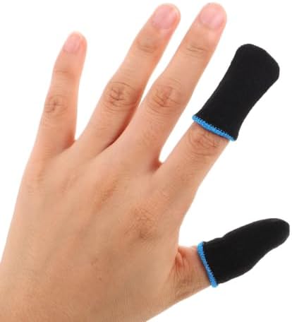 VOSAREA Gaming Finger Sleeves with Breathable Design 80pcs Carbon Fiber and Sweat-Proof Feature Professional Gaming Gloves to Accuracy for Mobile Phone During Extended Gameplay - Image 4