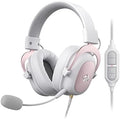 Redragon H510 Zeus White Wired Gaming Headset - 7.1 Surround Sound - Memory Foam Ear Pads - 53MM Drivers - Detachable Microphone - Multi Platforms for PC, PS4/3 & Xbox One/Series X, NS by REDRAGON