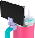 HydraClip Phone Attachment - Watch, Carry, Record, & Stay Organized, Use as Phone Stand or Tripod, Hands Free Detachable, Stanley Cup Accessories, Spring Loaded Secure Grip (Purple) by Hydracup