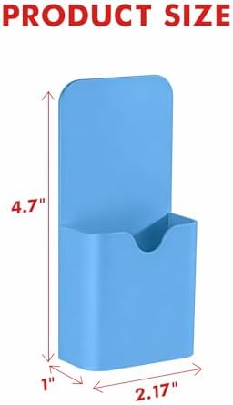 BEYGORM Magnetic Pen Holder for Refrigerator, Pencil Cup Organizer (Blue) - Image 6