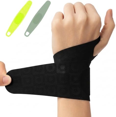 aoFIT Adjustable Wrist Brace for Pain Relief, Carpal Tunnel & Tendonitis Support – Ergonomic Compression, Breathable & Anti-Slip Design, Fits Left & Right Hand, Ideal for Sports, Gaming & Office Use by aoFIT